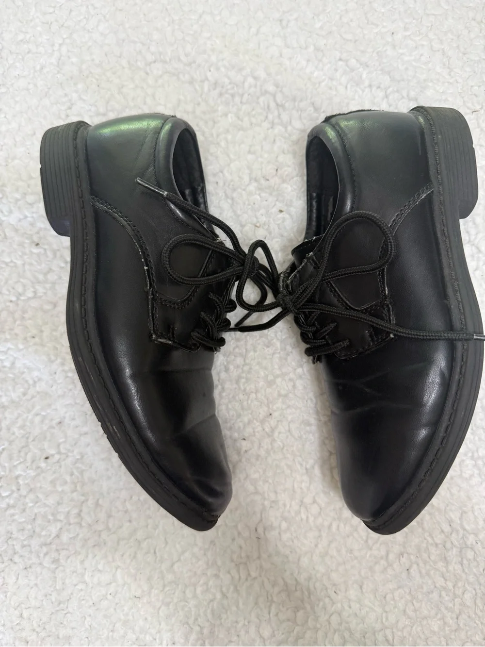 Boys Stacy Adams Lace up Black Dress Shoes Leather size 13M 41179-001